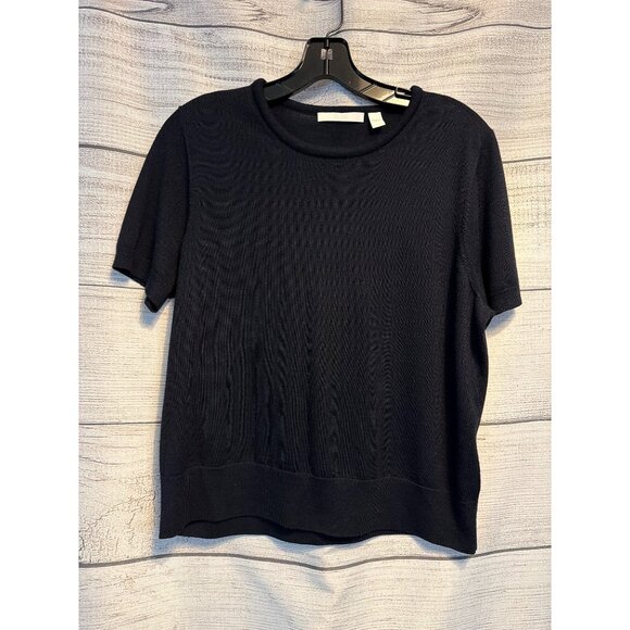 Boss 100% Virgin Wool Short Sleeve Sweater Size XL - Picture 1 of 5